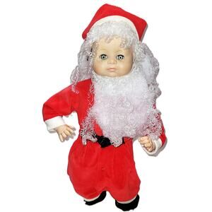 Vintage Santa Outfit, Beard & Hat to Fit 18 - 20" Doll
